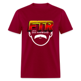 FTR w/ Dax Harwood Logo - Unisex Classic T-Shirt - dark red