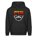FTR w/ Dax Harwood Logo- Men's Hoodie - charcoal grey