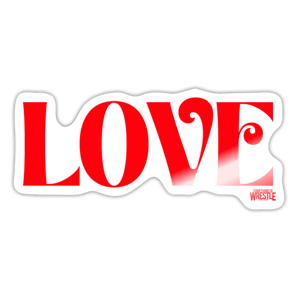 Love (STW) Red Logo- Sticker - white glossy