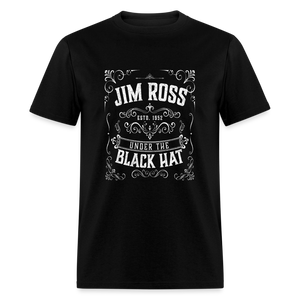 Under the Black Hat White Logo (Grilling JR)- Unisex Classic T-Shirt - black