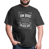 Under the Black Hat White Logo (Grilling JR)- Unisex Classic T-Shirt - heather black