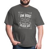 Under the Black Hat White Logo (Grilling JR)- Unisex Classic T-Shirt - charcoal