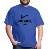 Just Ask It (AFS) Black Logo- Unisex Classic T-Shirt - royal blue