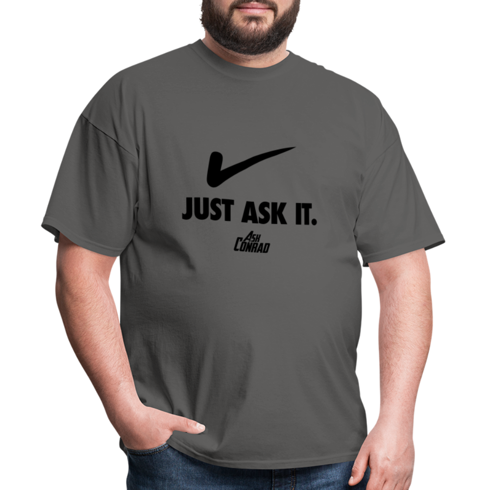Black of Just Box Classic Logo- Gimmicks – Unisex Ask (AFS) T-Shirt It