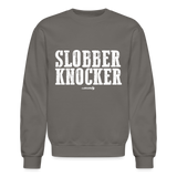 Slobber Knocker (GJR)- Crewneck Sweatshirt - asphalt gray