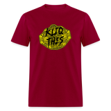 Kliq This Big Gold Black- Unisex Classic T-Shirt - dark red