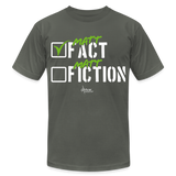 Fact Fiction (Extreme Life)- Unisex Jersey T-Shirt - asphalt