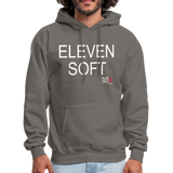 Eleven Soft (Kliq This)- Men's Hoodie - asphalt gray