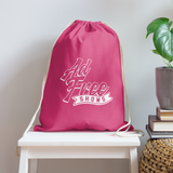 AFS- Cotton Drawstring Bag - pink
